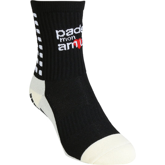 Chaussettes Antidérapantes "Passion" - Padel Mon Amour (lot de 2 paires)